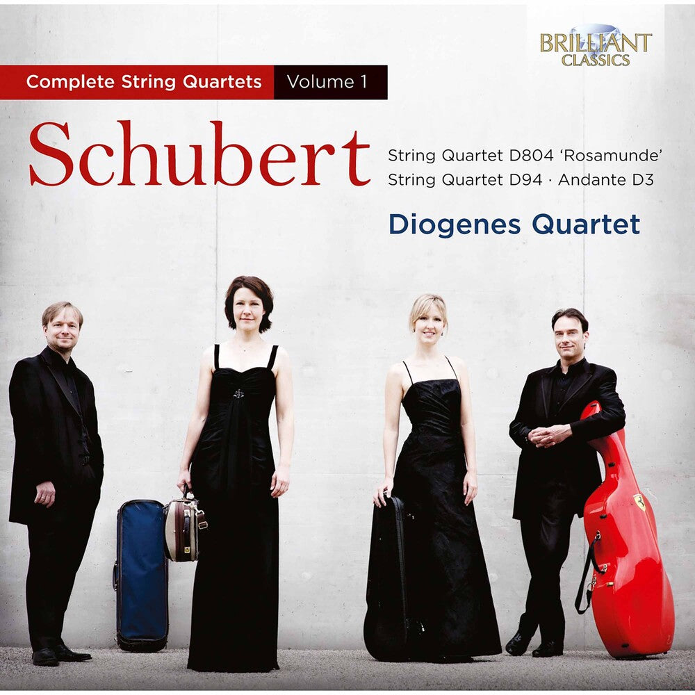 the album cover for Schubert / Diogenes Quartet - Complete String Quartets 1