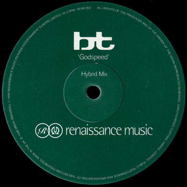 BT : Godspeed (Hybrid Remixes) (12", Single)