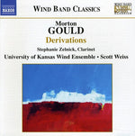 the album cover for University Of Kansas Wind Ensemble - Derivations