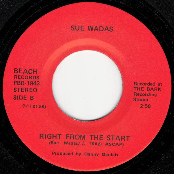 Sue Wadas : Merry Christmas And Happy New Year / Right From The Start (7", Single)