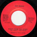 Sue Wadas : Merry Christmas And Happy New Year / Right From The Start (7", Single)