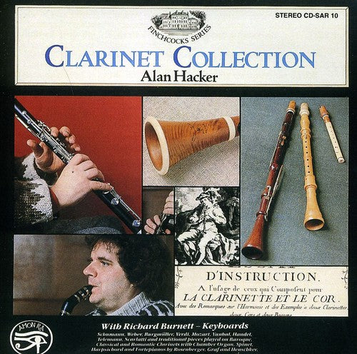 the album cover for Richard Burnett - Clarinet Collection