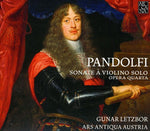 the album cover for Mealli / Letzbor / Ars Antiqua Austria - Sonatas For Solo Violin [Digipak]