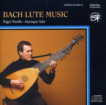 the album cover for N. Vallet - Bach Lute Music