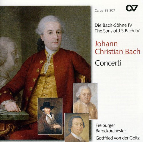 the album cover for Bach / Freiburger Barockorchester / Goltz - Sons of Bach 4