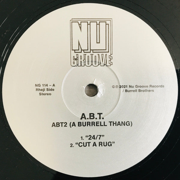A.B.T. : ABT2 (A Burrell Thang) (12")