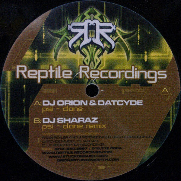 DJ Orion (5) & Datcyde : Psi-clone (12")