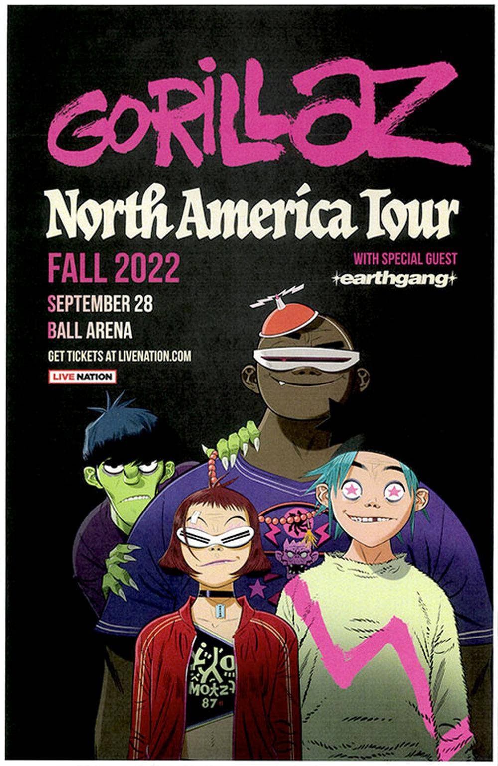 Gorillaz Denver 2022