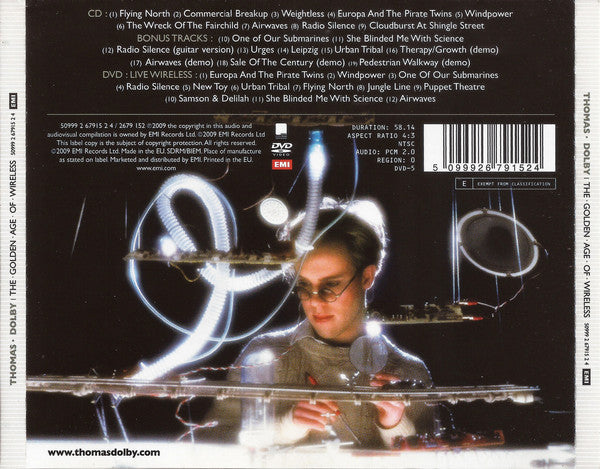 Thomas Dolby : The Golden Age Of Wireless (CD, Album, RE, RM + DVD-V, NTSC)