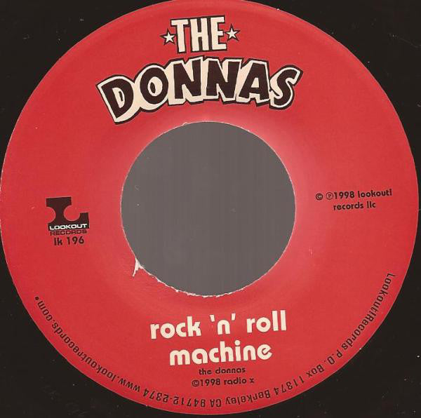 The Donnas : Rock 'N' Roll Machine b/w Speeding Back To My Baby (7", Single)