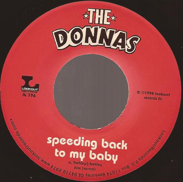 The Donnas : Rock 'N' Roll Machine b/w Speeding Back To My Baby (7", Single)