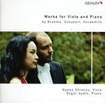 the album cover for Naoko Shimizu - Works for Viola & Piano