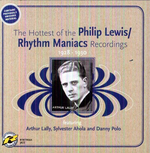 the album cover for Hottest Of The Philip Lewis Rhythm Maniacs Recordi - Hottest Of The Philip Lewis: Rhythm Maniacs Recordings