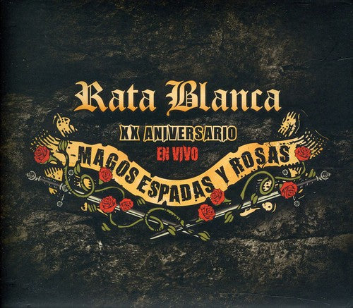 the album cover for Rata Blanca - XX Aniversario: Magos Espadas y Rosas
