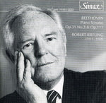 the album cover for Robert Riefling - Piano Sonatas Nos 18 & 32