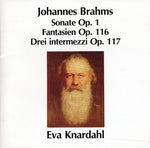 the album cover for J. BRAHMS - Piano Sonata / Fantasies / 3 Intermezzos