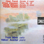 the album cover for Truls MÃ¸rk - Violin Sonata in a Major / Cello Sonata in D minor