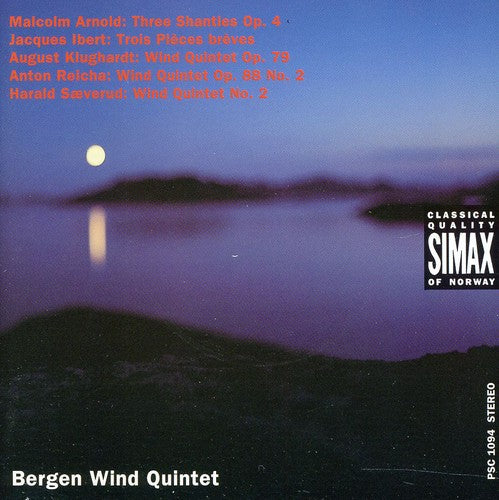 the album cover for Bergen Wind Quintet - 3 Pieces Breves / 3 Shanties / Wind Quintets