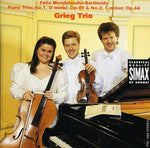 the album cover for Grieg Trio - Piano Trios