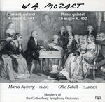 the album cover for Olle Schill - Klarinettkvintett Pianokvintett