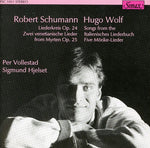 the album cover for Per Vollestad - Liederkreis Myrten / Italienisches Liederbuch