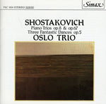 the album cover for Oslo Trio - Piano Trios 1 & 2 / 3 Fantastic Dances