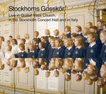 the album cover for Stockholm Gosskor - Live in Gustaf Vasa Church