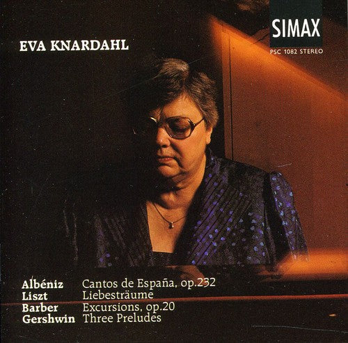 the album cover for Eva Knardahl - Cantos de Espana / Excursions / 3 Preludes