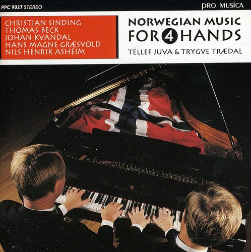 the album cover for Tellef Juva - Norwegian Music for 4 Hands