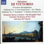 the album cover for Salvatore Di Vittorio - Symphonies 1 & 2 / Overture Respighiana