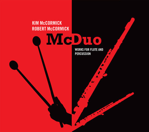 the album cover for Lewis / Adams / Weisgall / Reller / McCormick Duo - Works for Flute & Percussion