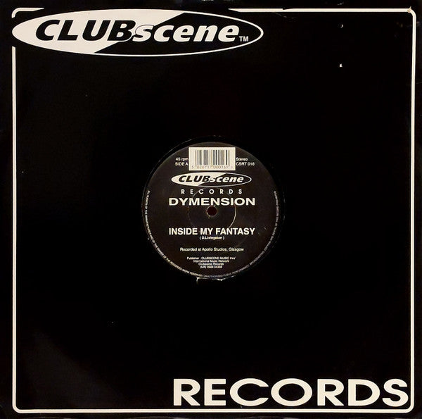 Dymension : Inside My Fantasy (12")