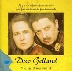 the album cover for Duo Gelland - Violin Duos 4