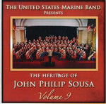 the album cover for US Marine Band - Heritage of John Philip Sousa 9