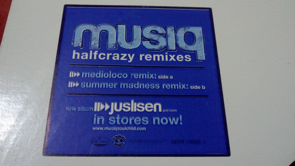 Musiq* : Halfcrazy (Remixes) (12", Promo)