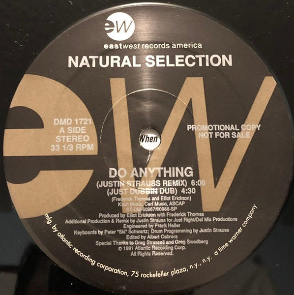 Natural Selection : Do Anything (12", Promo)