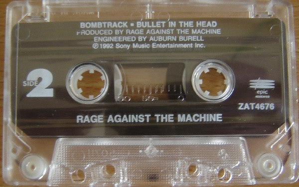 Rage Against The Machine : Bombtrack / Bullet In The Head (Cass, Promo)