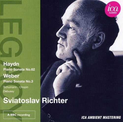 the album cover for Sviatoslav Richter - Legacy: Sviatoslav Richter