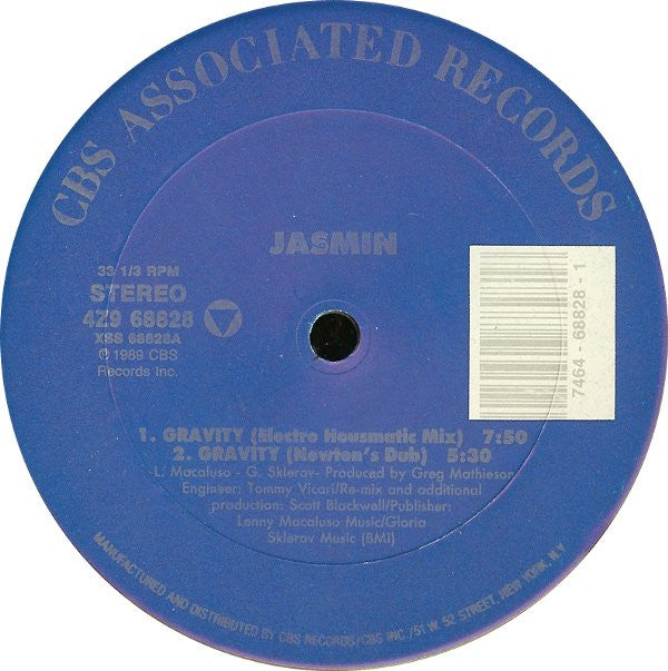 Jasmin (15) : Gravity (12")