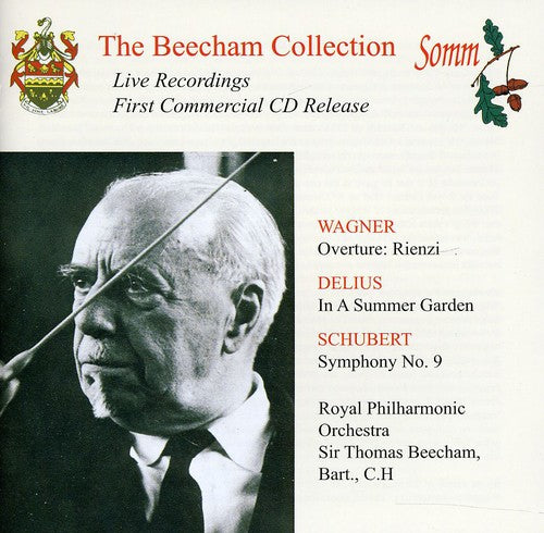 the album cover for SIR THOMAS BEECHAM - Music By Wagner Delius & Schubert