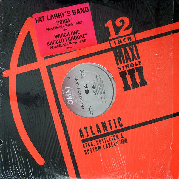 Fat Larry's Band : Zoom / Which One Should I Choose (12", Maxi)