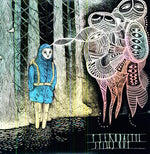 the album cover for Pterodactyl - Spills Out