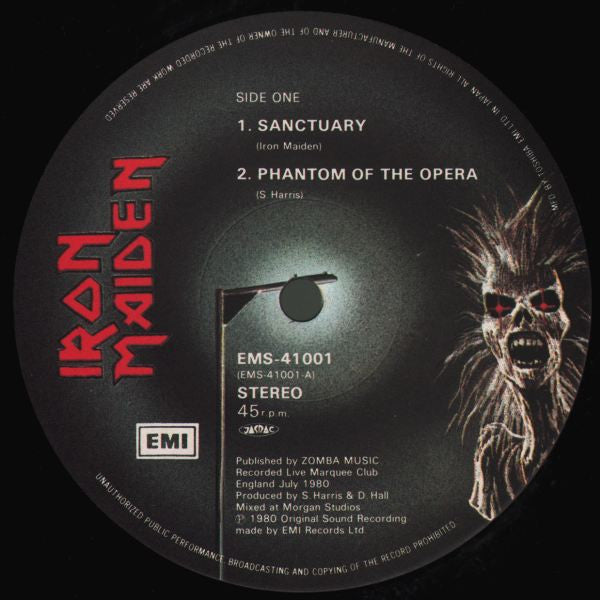 Iron Maiden : Live!! +One (12", EP)