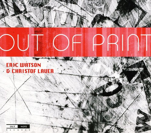 the album cover for Christof Lauer - Out of Print
