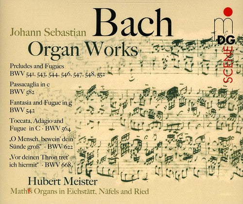 the album cover for Bach / Meister - Organ Works