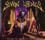 the album cover for Seven Witches - Xiled To Infinity and One