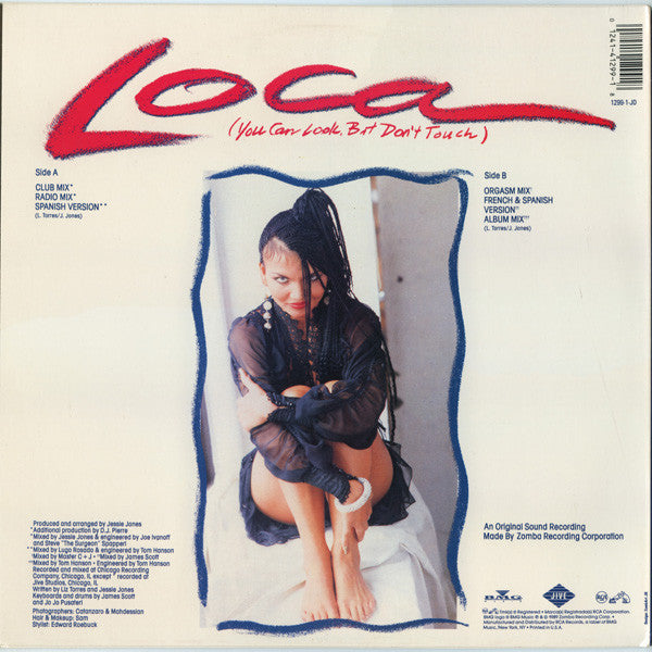 Liz Torres : Loca (You Can Look, But Don't Touch) (12", Promo)