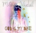 the album cover for Maia Vidal - God Is My Bike