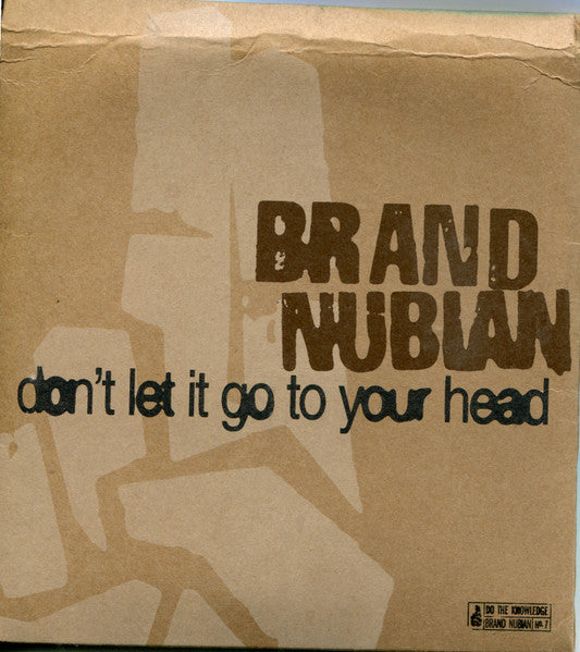 Brand Nubian : Don't Let It Go To Your Head (CD, Single, Promo, Car)