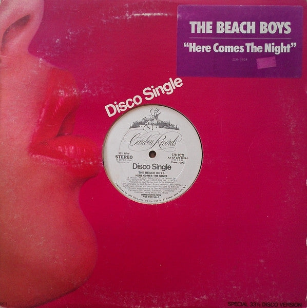The Beach Boys : Here Comes The Night (12", Single, M/Print, Promo)